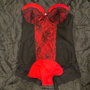 Rampage Lingerie Lace Bodysuit size medium